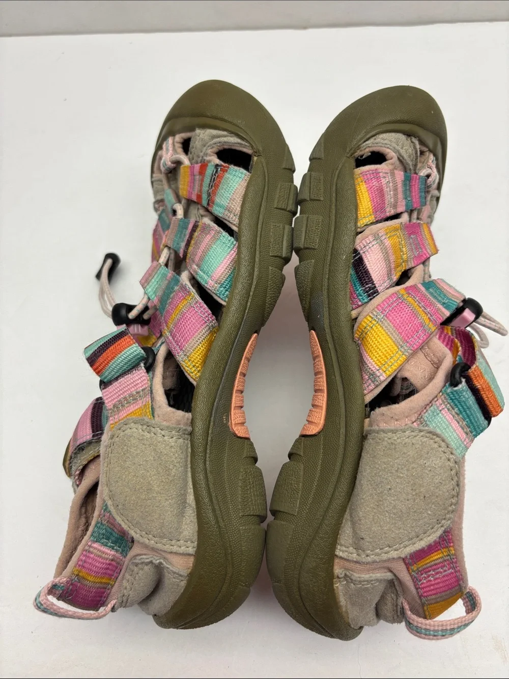 Keen Multicolor Strappy Outdoor Sandals for little girl SZ 3, box 55